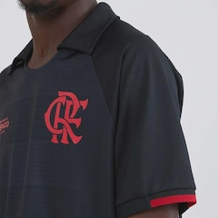 Camisa Polo do Flamengo Passagem Braziline Masculina - Foto 3
