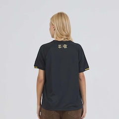 Camisa do Flamengo Solto Raglan Braziline Feminina - Foto 3