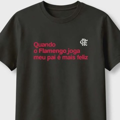 Camiseta do Flamengo Quando O Flamengo Joga Braziline Masculina - Foto 2