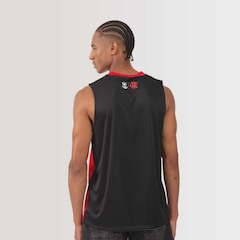 Camiseta Regata Dupla Face Flamengo Pulso Braziline Masculina - Foto 4