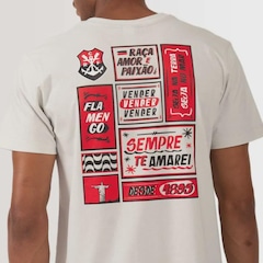 Camiseta do Flamengo Voz Braziline Masculina - Foto 4