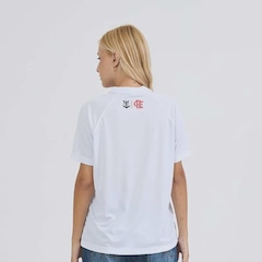 Camisa do Flamengo Jeito Raglan Braziline Feminina - Foto 3