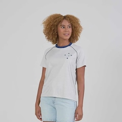 Camisa do Cruzeiro Mosaico Braziline Feminina - Foto 1