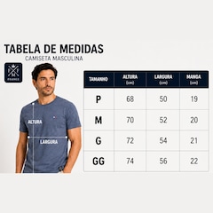 Camiseta Masculina Básica Lisa FMF Conforto Premium - Foto 5