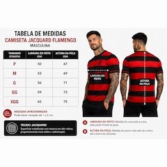Camiseta do Flamengo Jacquard - Masculina - Foto 5