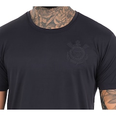 Camisa do Corinthians Coimbra All Black Bordado Masculina - Foto 3