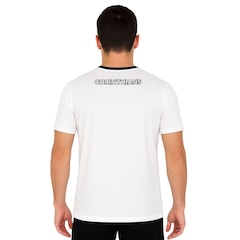 Camiseta do Corinthians Coimbra Gola V Dry Licenciado - Masculina - Foto 4