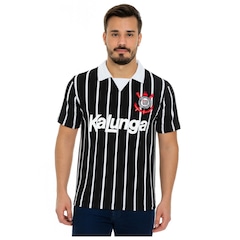 Camisa do Corinthians Oficial Kalunga Retrô - Masculina - Foto 1