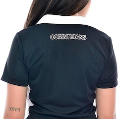 Camisa Polo Cropped do Corinthians Dry Feminina - Foto 2