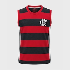 Camiseta Regata Braziline Flamengo Vivaz - Infantil - Foto 1