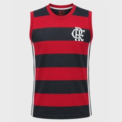 Camiseta Regata Braziline Flamengo Vivaz - Masculina - Foto 1