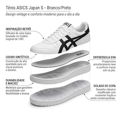 Tênis Feminino Asics Japan S - Foto 3