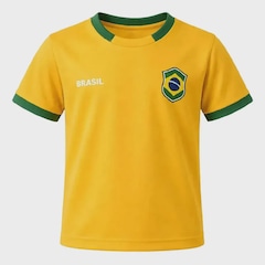 Camisa do Brasil Ipê Braziline Infantil - Foto 1