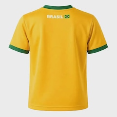 Camisa do Brasil Ipê Braziline Infantil - Foto 2