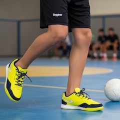 Chuteira Futsal Infantil Topper Dominator Club V - Foto 8