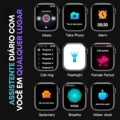 Relógio Smartwatch Microwear W59 Pro 47mm NFC GPS Unissex - Foto 6