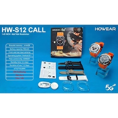 Relógio Smartwatch Howear HW S12 Call 5G GPS Câmera - Foto 3