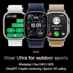 Relógio Smartwatch Microwear Ultra 5 Plus Super AMOLED - Foto 3