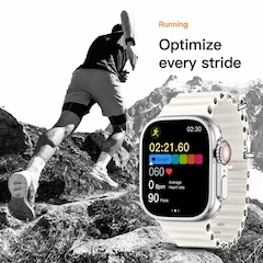 Relógio Smartwatch Microwear Ultra 5 Plus Super AMOLED 8ATM - Foto 2