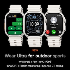Relógio Smartwatch Microwear Ultra 5 Plus Super AMOLED 8ATM - Foto 5