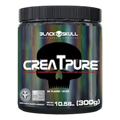 Creatina 100% Pura Black Skull - 300g - Foto 1