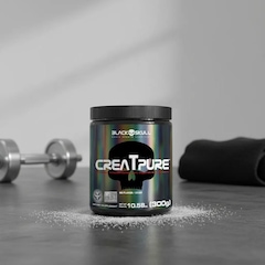 Creatina 100% Pura Black Skull - 300g - Foto 2