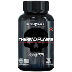 Thermo Flame Termogênico Black Skull 60 Tabletes - Foto 1
