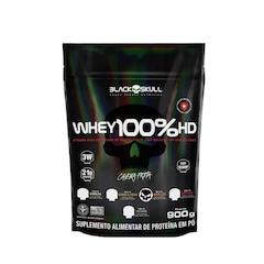 Refil Whey 100% HD Black Skull - 900g - Foto 1