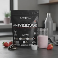 Refil Whey 100% HD Black Skull - 900g - Foto 2