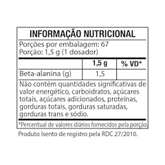 Beta Alanina Betapure Black Skull 100g Suplemento Para Treinos - Foto 3