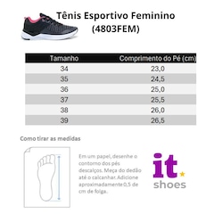 Tênis Feminino It Shoes Esportivo - Foto 9