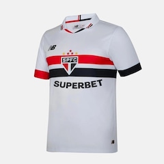 Camisa do São Paulo I 24/25 New Balance Jogador Masculina - Foto 3