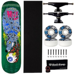 Skate Milk Maple Montado 8.0 Profissional Next 53mm Abec 15 - Foto 1
