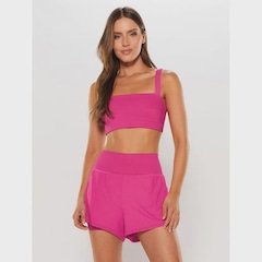 Top Fitness Body For Sure Alça Reta Liso Move Colors - Feminino - Foto 2