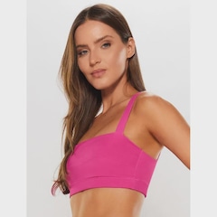 Top Fitness Body For Sure Alça Reta Liso Move Colors - Feminino - Foto 4