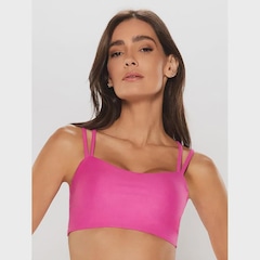 Top Fitness Body For Sure Alça Reta Liso Fusion - Feminino - Foto 2