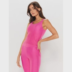 Camiseta Regata Body For Sure Lisa Fusion - Feminina - Foto 1