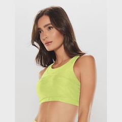Top Fitness Body For Sure Alça Reta Larga Camouflage - Feminino - Foto 3