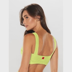 Top Fitness Body For Sure Alça Reta Larga Camouflage - Feminino - Foto 4