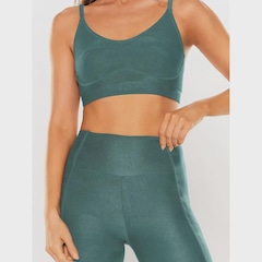 Top Alça Reta Fina Body For Sure Camouflage - Feminina - Foto 5