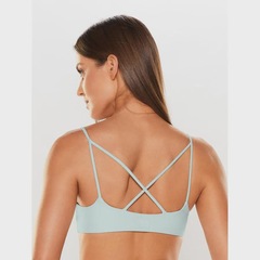 Top Alça Cruzada Body For Sure Liso Ice - Feminino - Foto 2