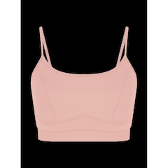 Top Alça Reta Fina Body For Sure Liso Blush - Feminino - Foto 6