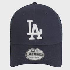 Boné Masculino Los Angeles Dodgers Navy New Era 9Forty Snap Trucker - Aba Curva - Foto 2
