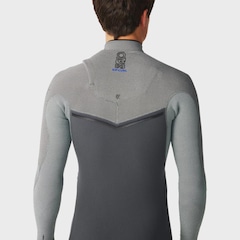 Short John Rip Curl Masculino E-Bomb Zip Free Manga Longa Charcoal Grey - 2/2 mm - Foto 5