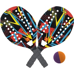 Kit Beach Tennis Bel BT100: 2 Raquetes + 1 Bolinha - Foto 1