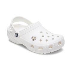 Jibbitz Crocs Coração de Touro de Prata Único - Unissex - Foto 2