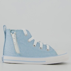 Tênis Infantil Converse All Star Chuck Taylor Side Cano Alto - Foto 1