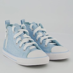 Tênis Infantil Converse All Star Chuck Taylor Side Cano Alto - Foto 2