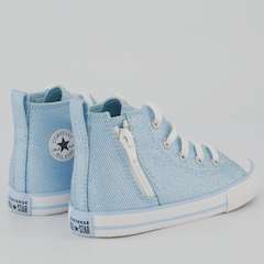 Tênis Infantil Converse All Star Chuck Taylor Side Cano Alto - Foto 6