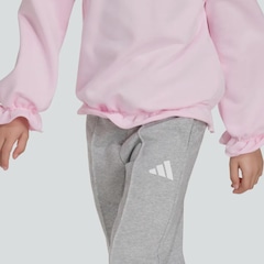 Agasalho adidas Seasonals Ruffles Sweatset Infantil - Foto 5
